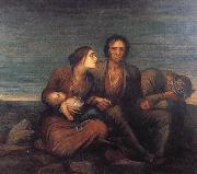 George Frederick watts,O.M.,R.A. The Irish Famine oil painting